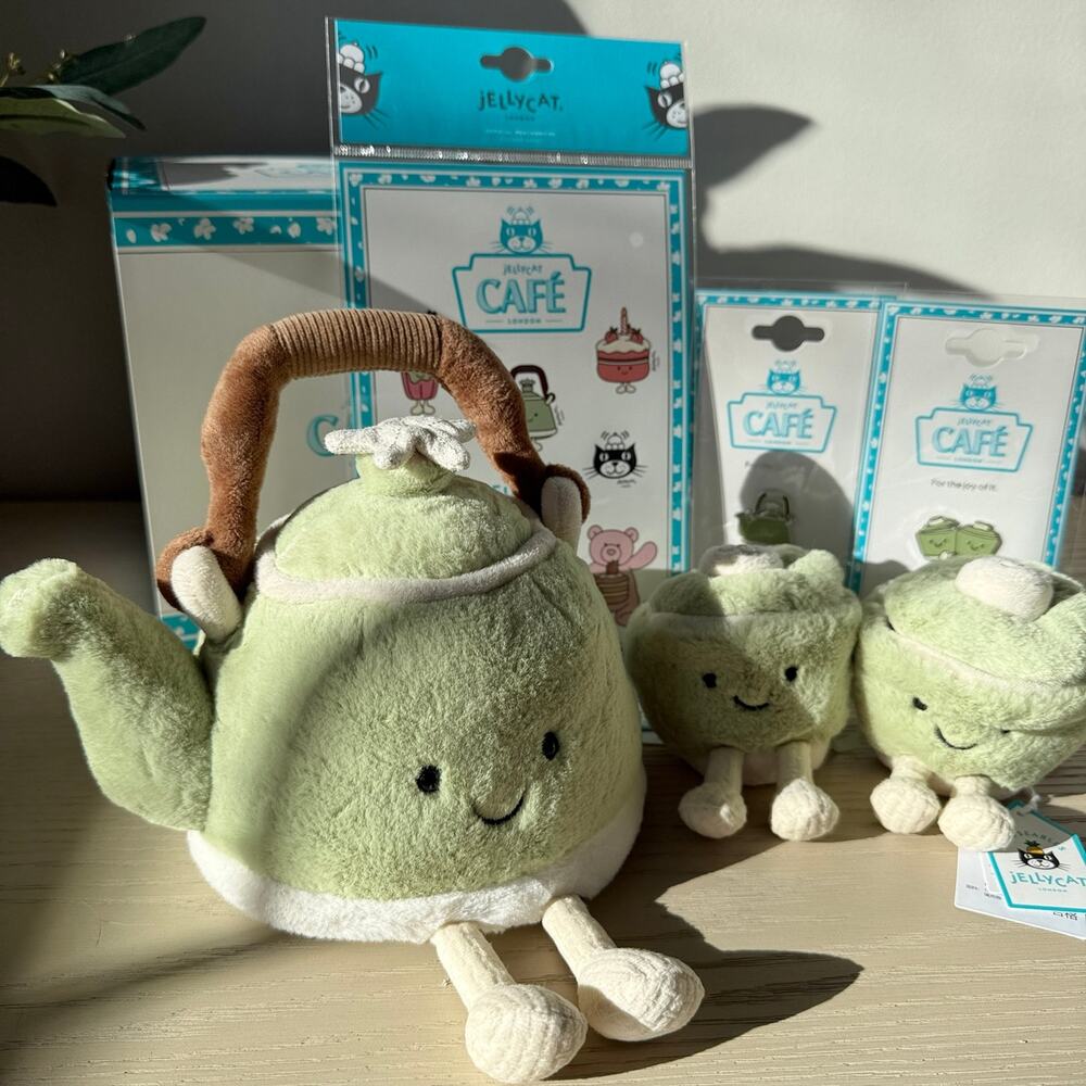 Jellycat Shanghai Exclusive Amuseables Teapot and Tea Cup Set - AUTHENTIC ‼️ - Picture 2 of 12